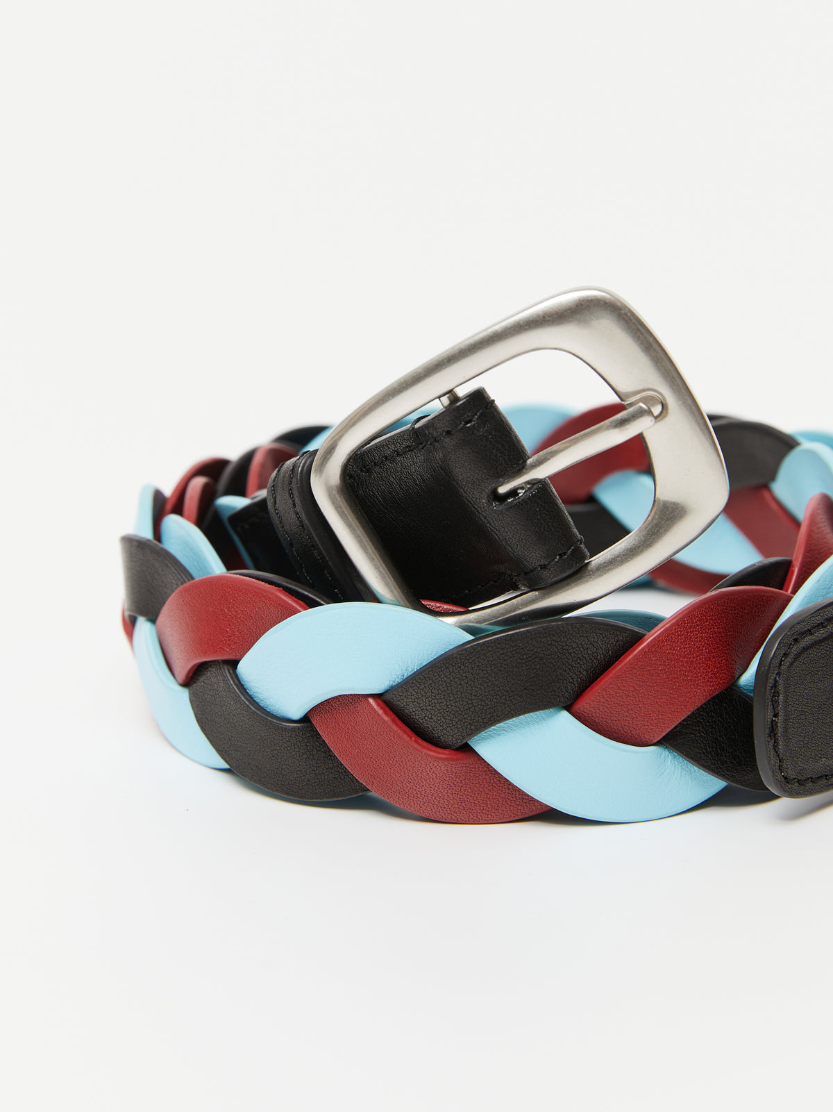 Twisted Braid Leather Belt