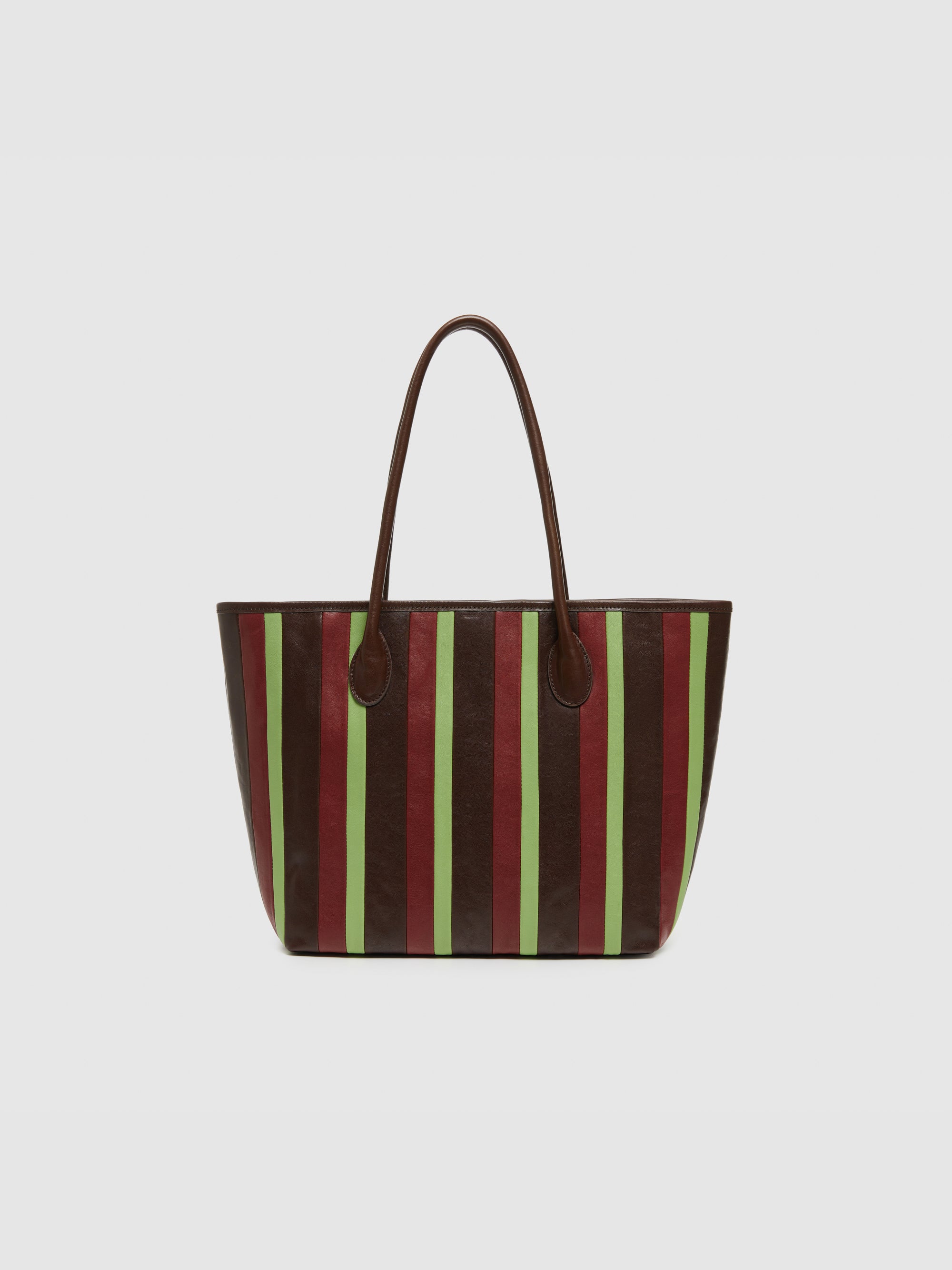 Toto Striped Color-Block Tote