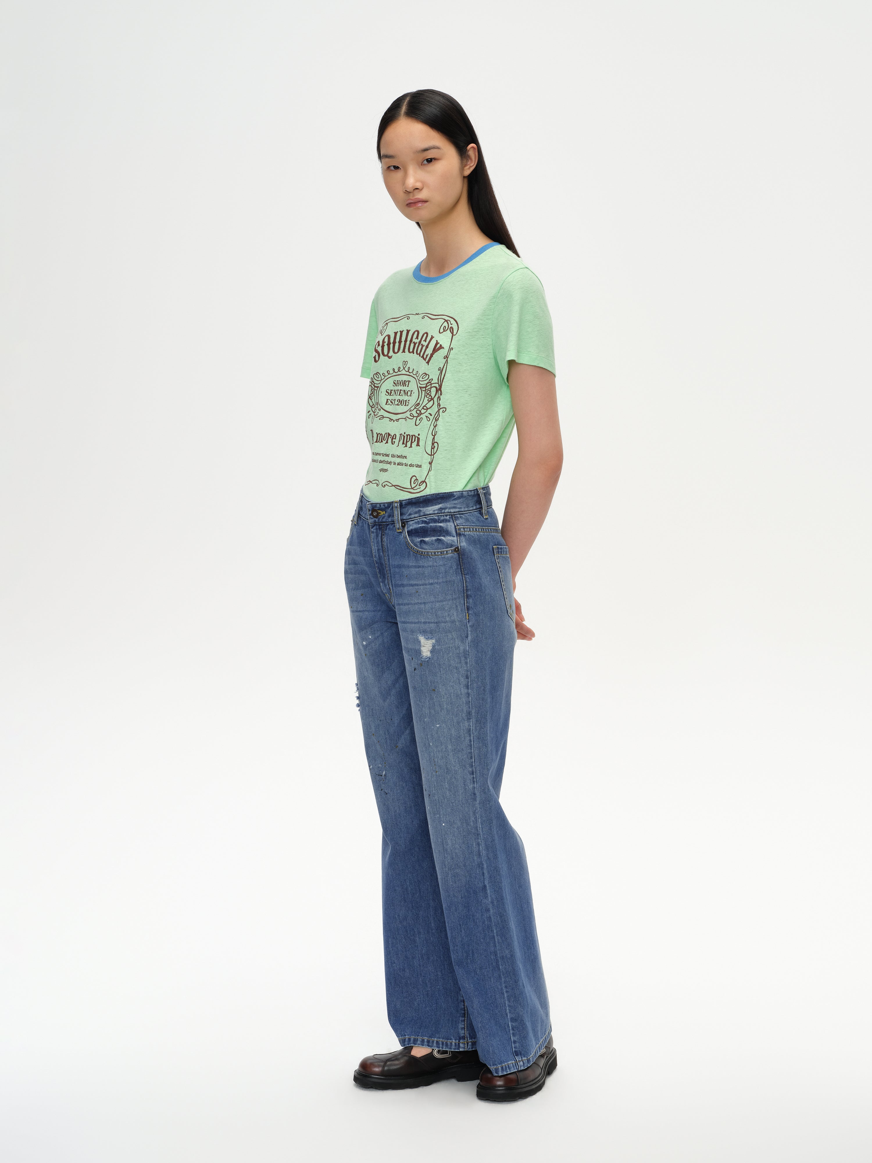 Vintage Flare Denim Pants