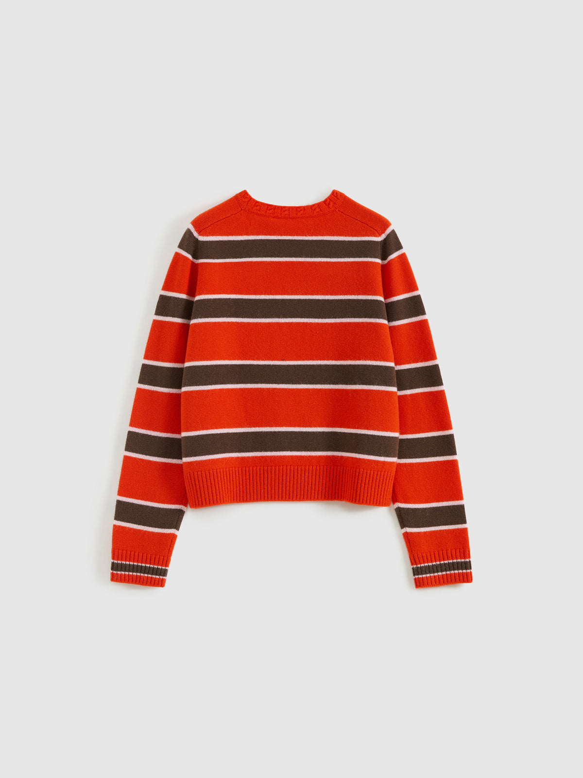 Saddle Shoulder Stripe Sweater