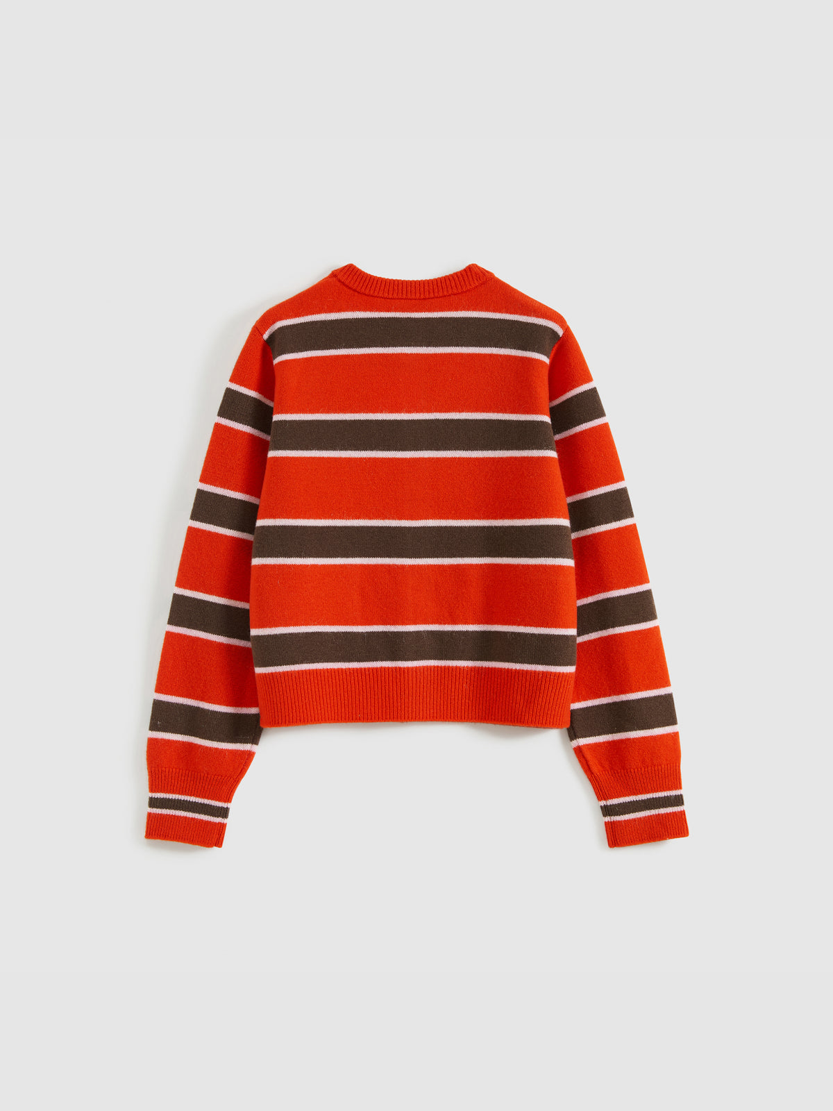 Striped Long Ribbed Cuff Cardigan