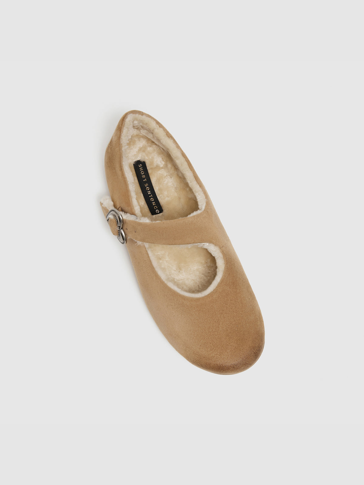 Ballon Heart Brooch Ballet Flats