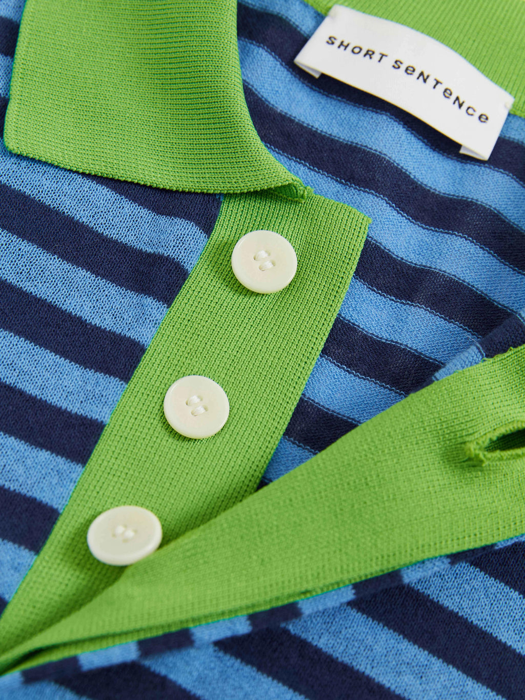 Striped Polo Knit Shirt - 6