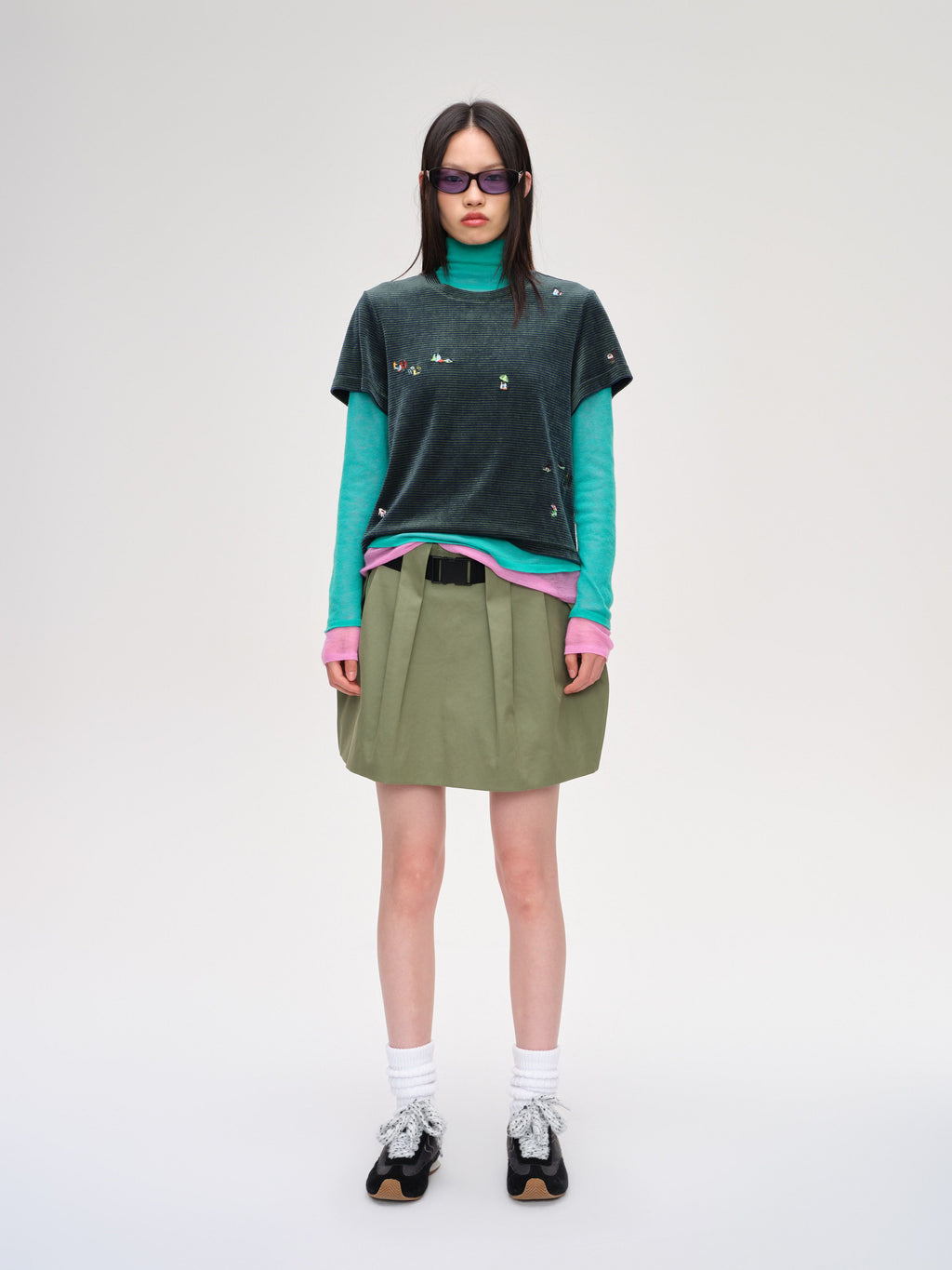 Sally Embroidered Fitted T-Shirt - 2