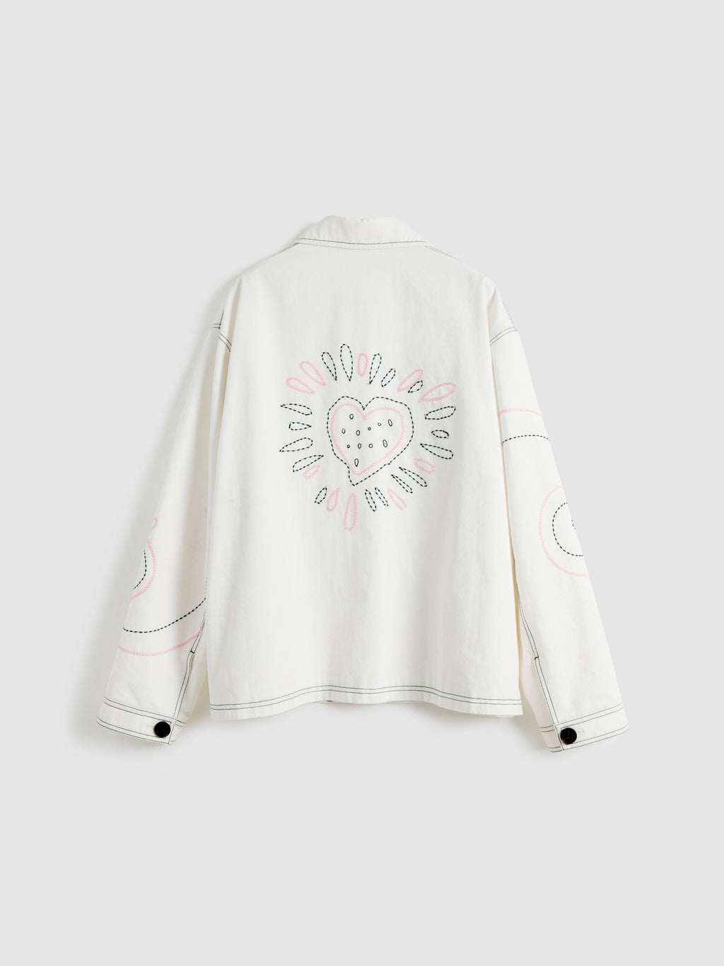 Embroidered Cargo Jacket - 7