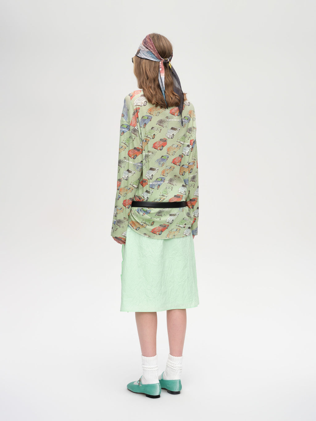 Oversized Car‑Print T‑shirt - 4