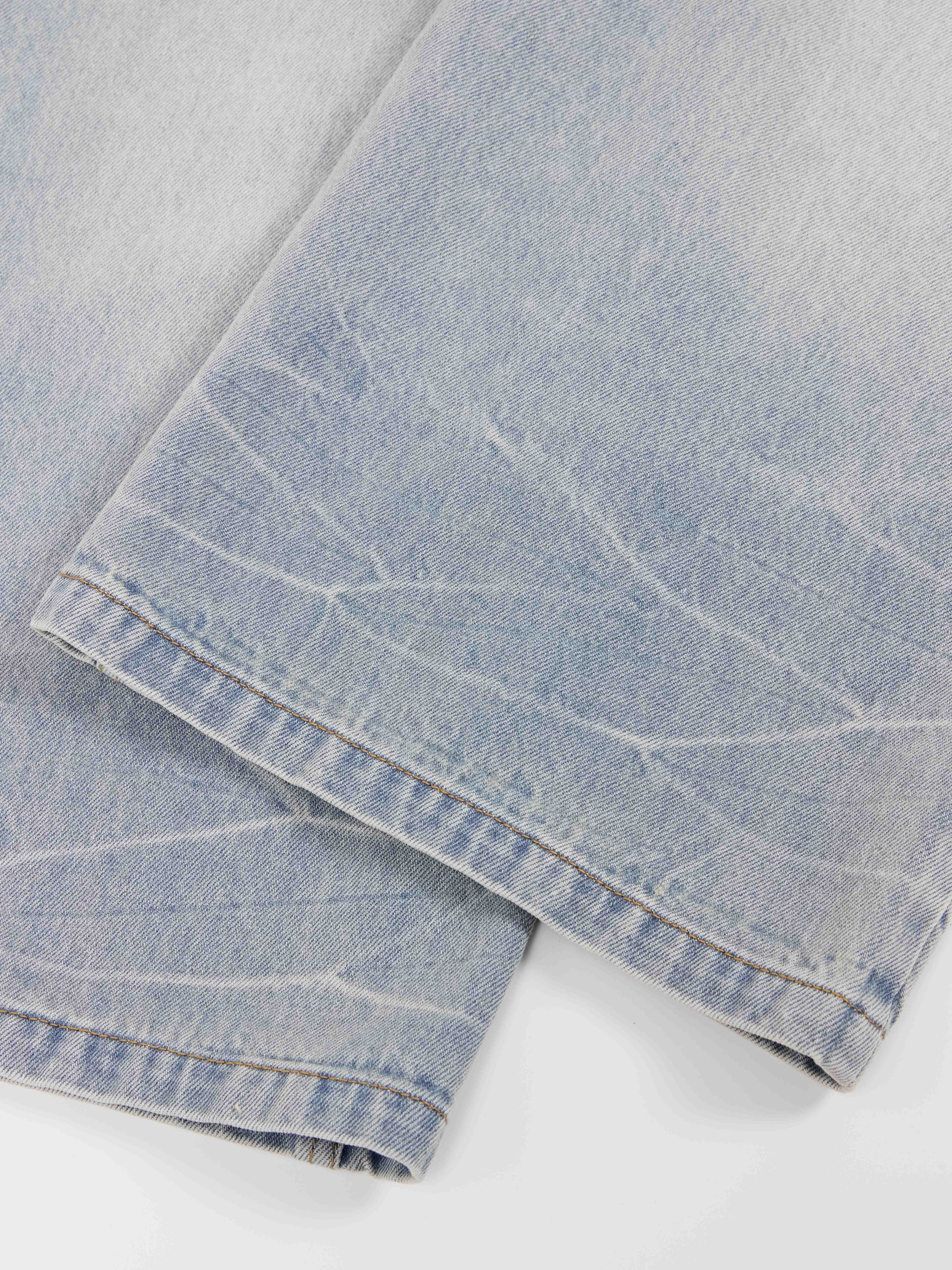 Buckled Denim Culottes - 8