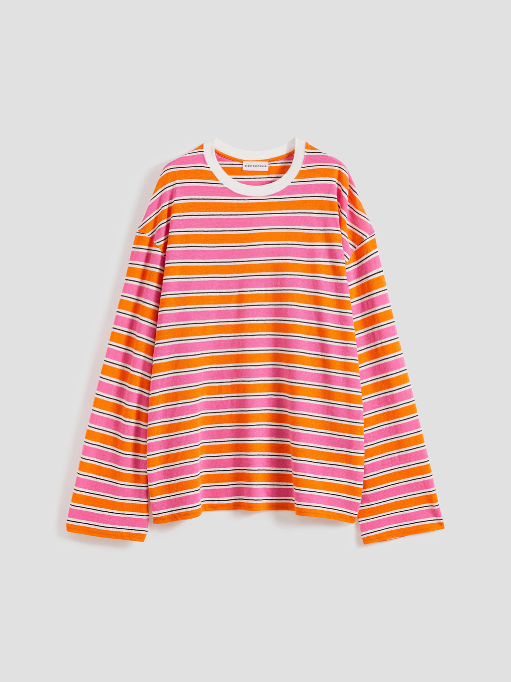Cotton Linen Stripe Tee - 7
