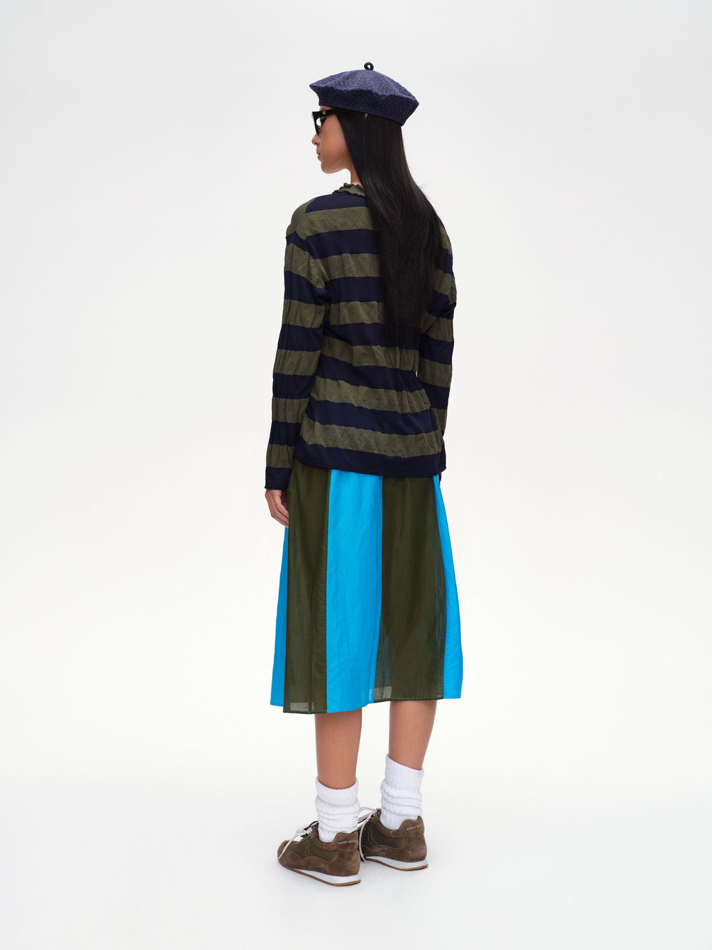 Crinkle Striped Cardigan - 3