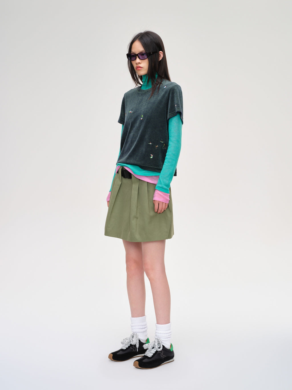 Sally Embroidered Fitted T-Shirt - 3