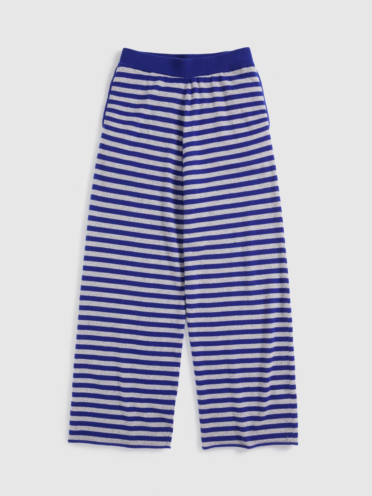 Striped seamless knit pants - 7