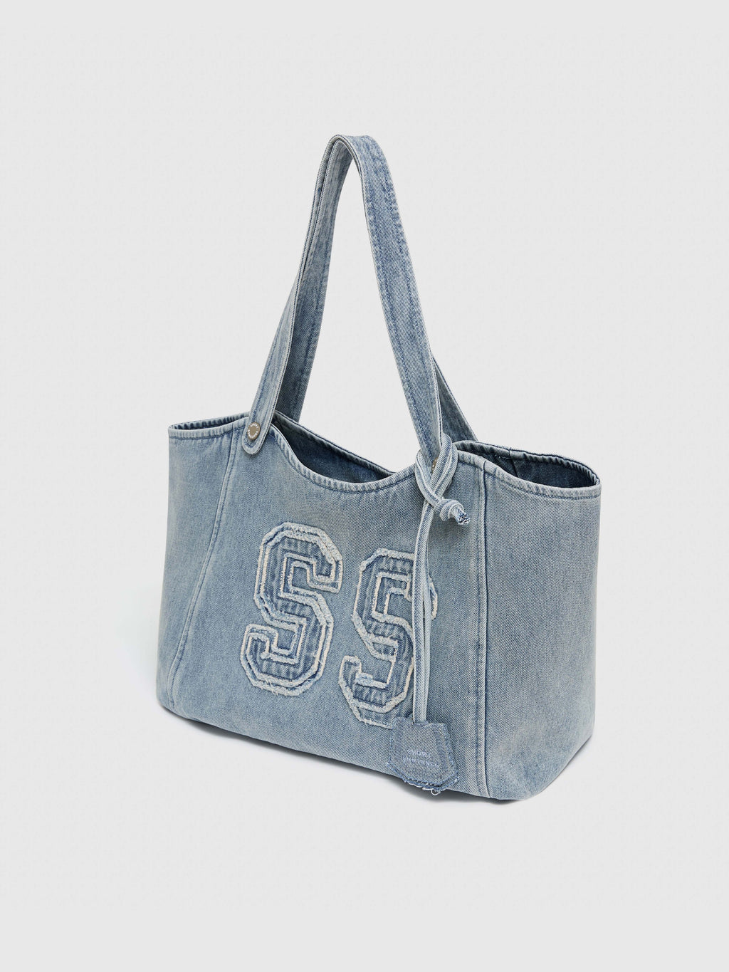 SS‑Logo Denim Bag - 8
