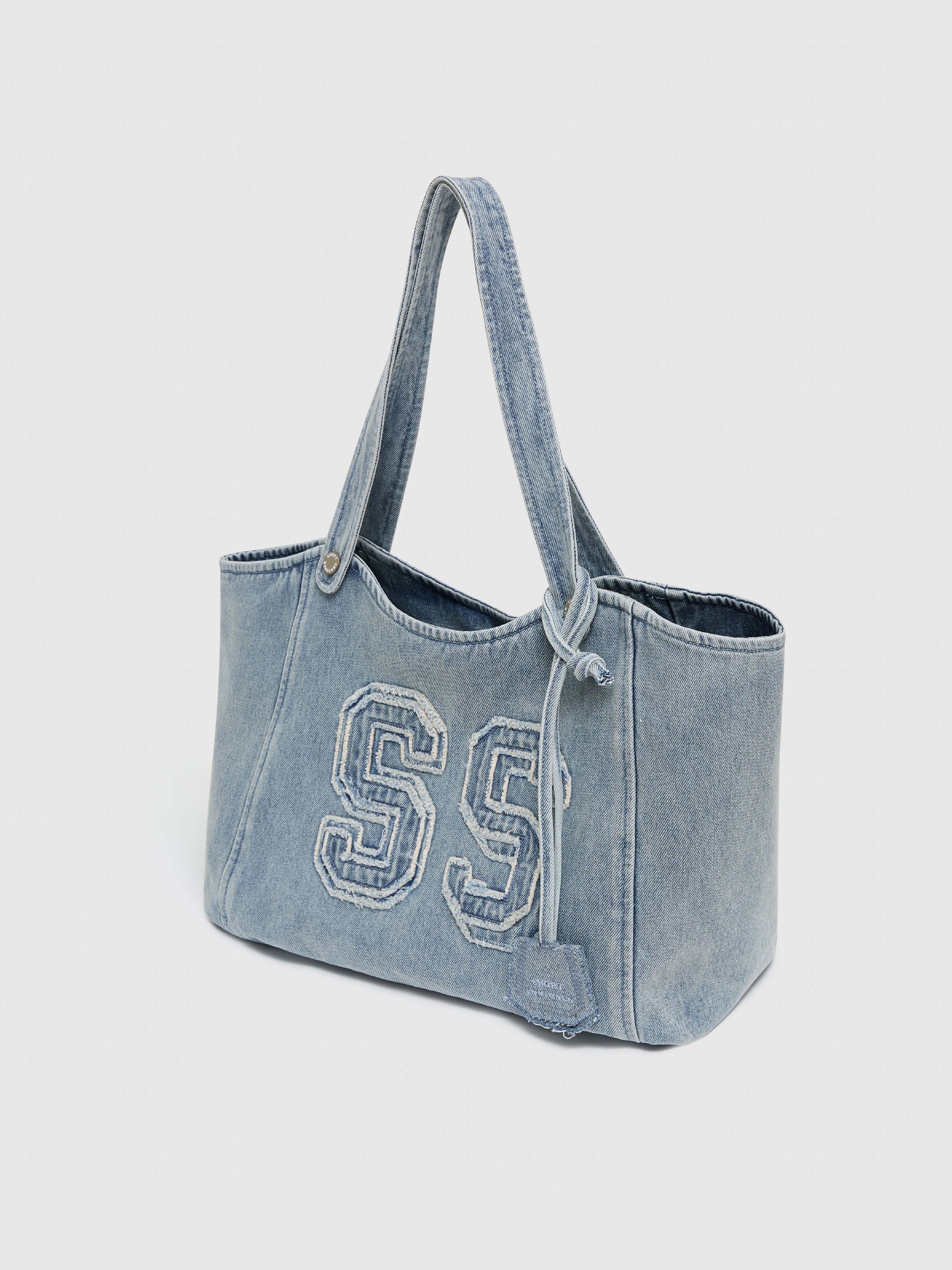 SS‑Logo Denim Bag - 8