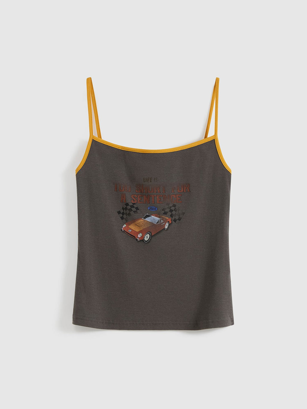 Printed Slim‑fit Tank Top - 6
