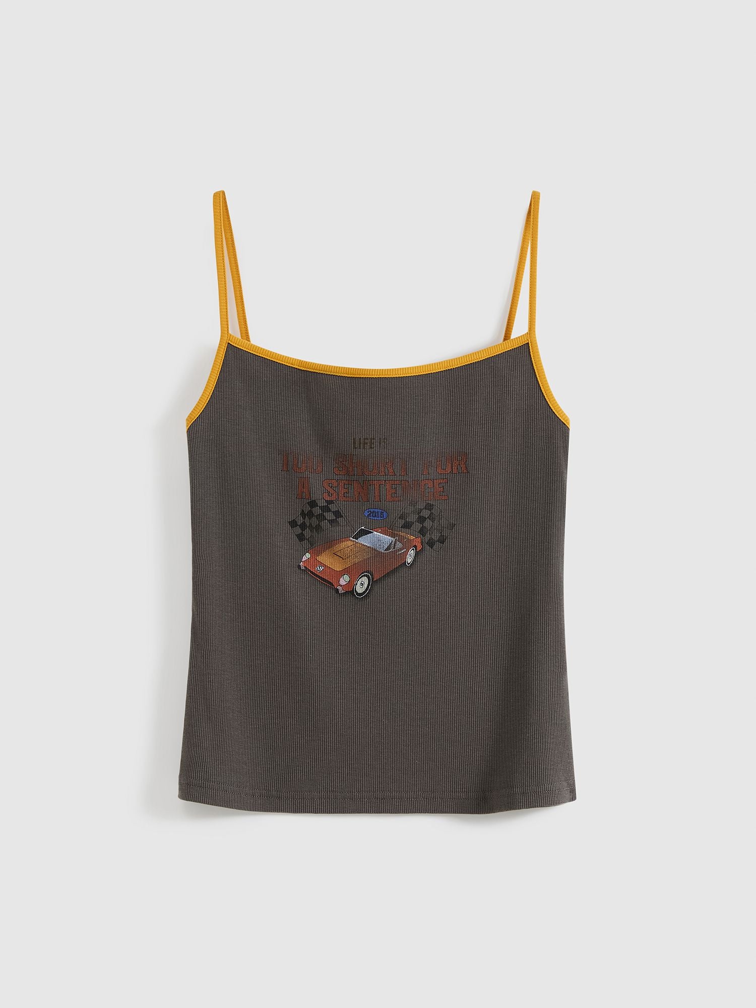 Printed Slim‑fit Tank Top - 6