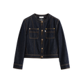 Check Lining Denim Jacket