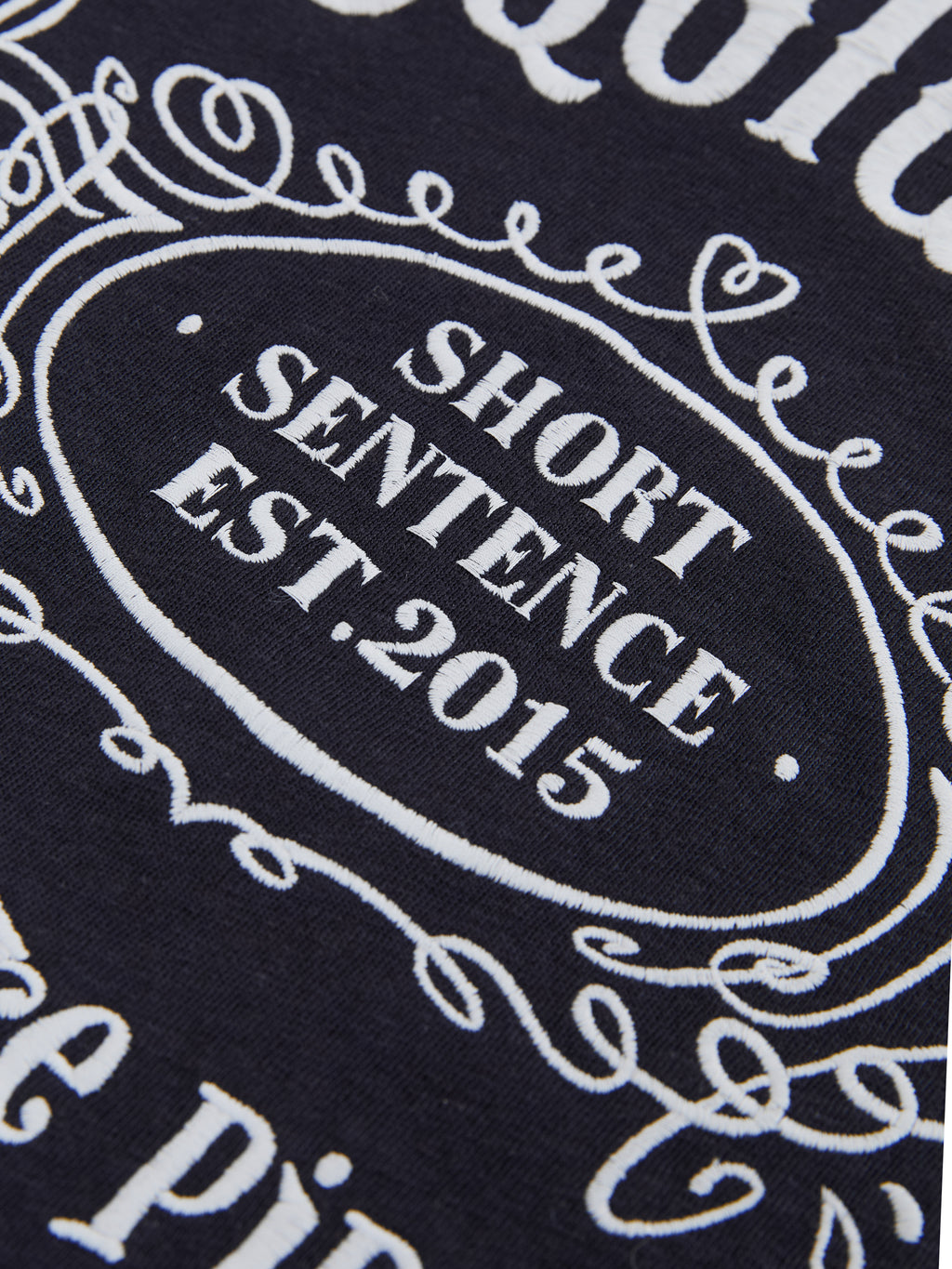 Loose-Fit Color-Block Embroidered T-Shirt