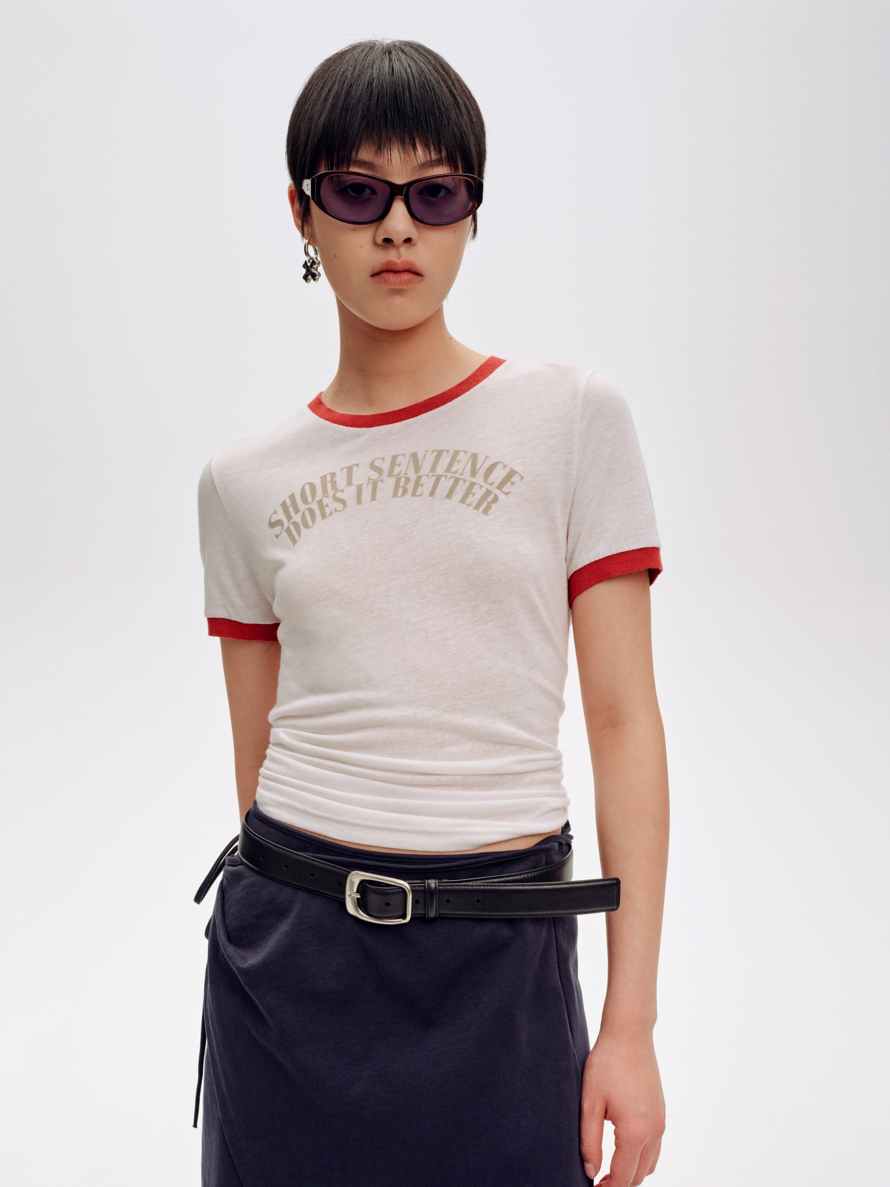 Colorblock Fitted T-Shirt - 1