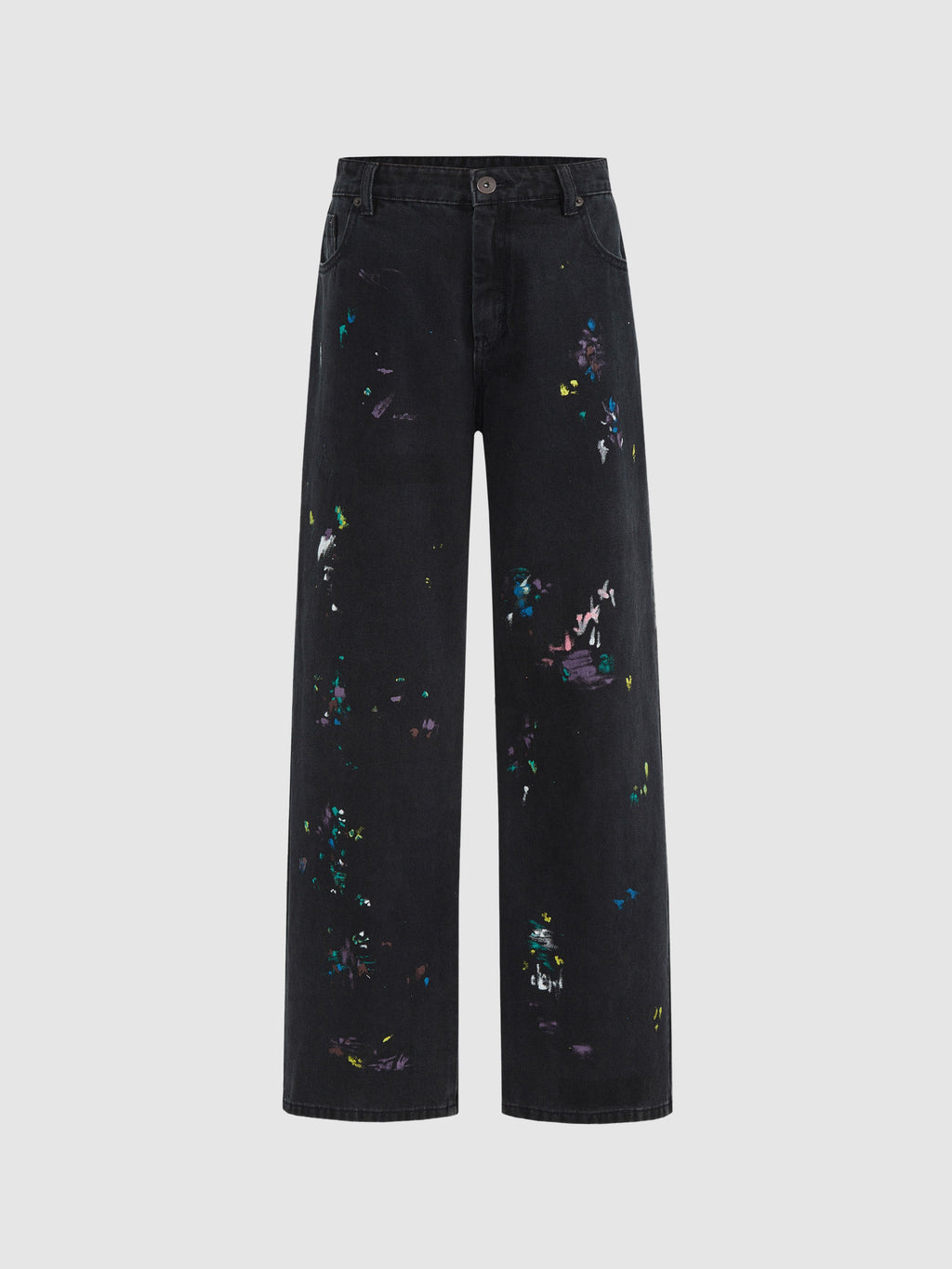 Mid-rise Straight Painter’s Jeans - 7