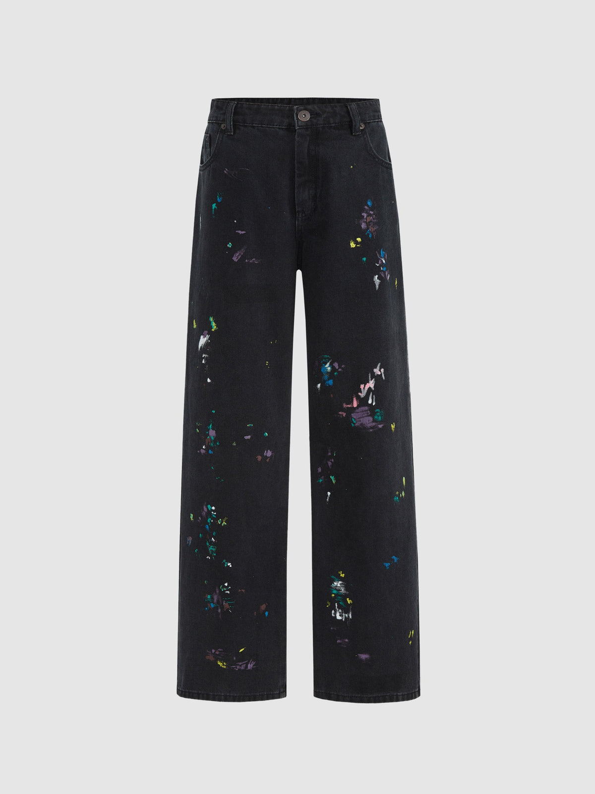 Mid-rise Straight Painter’s Jeans - 7