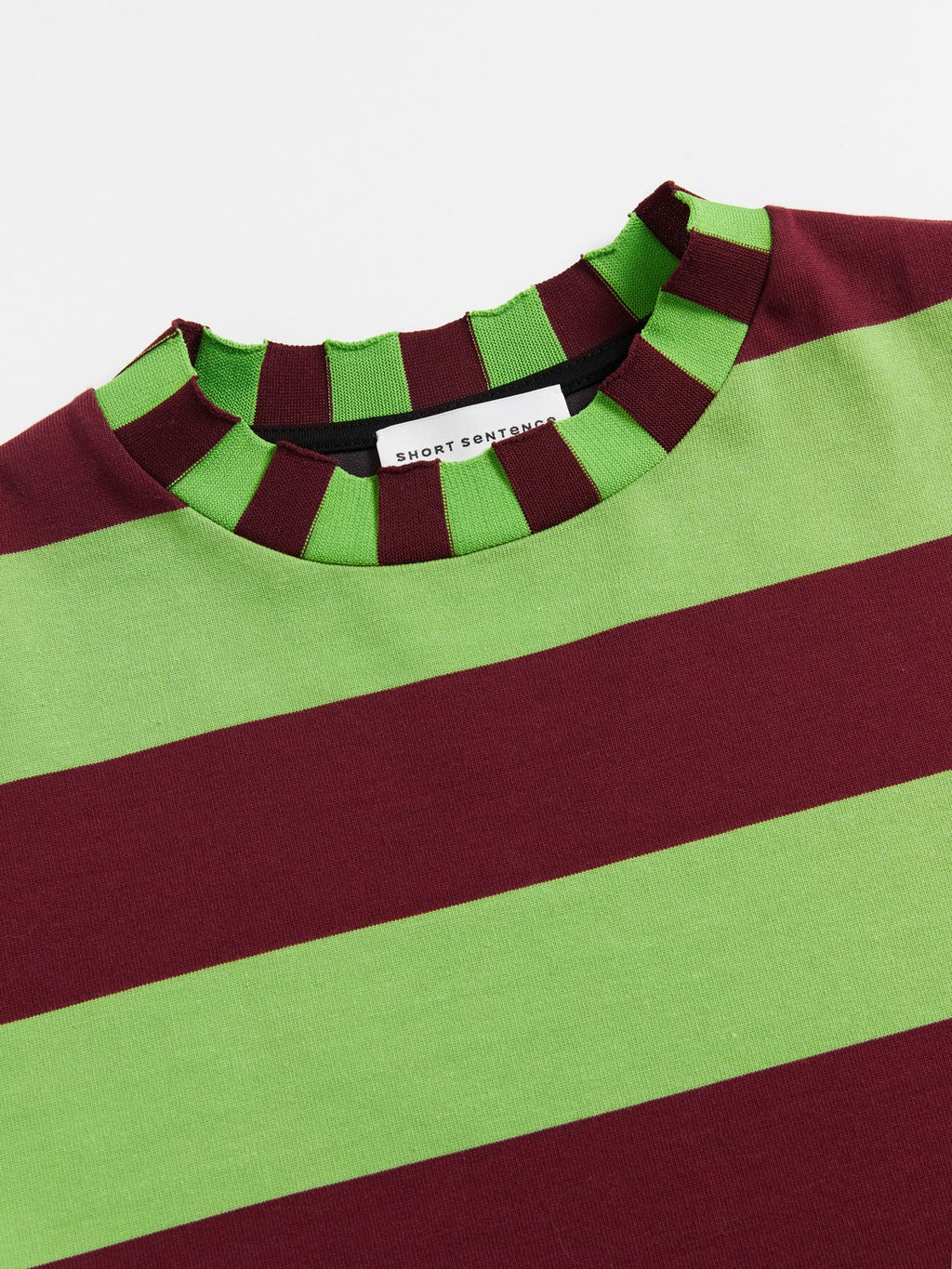 Contrast Stripe Boxy Tee - 3