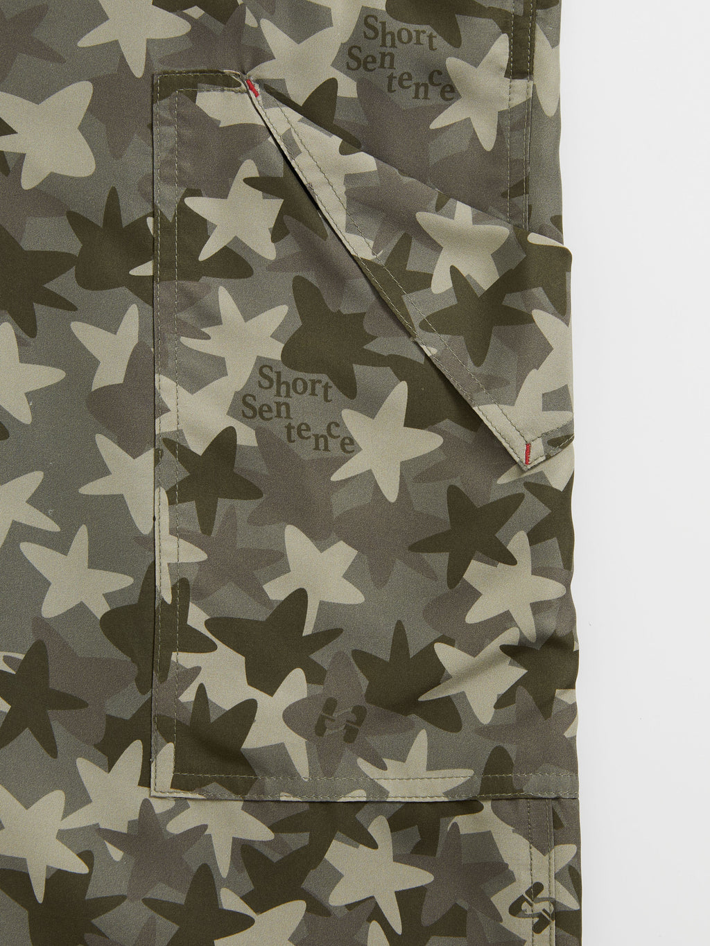 Silk Camouflage Wide-Leg Cropped Trousers - 6