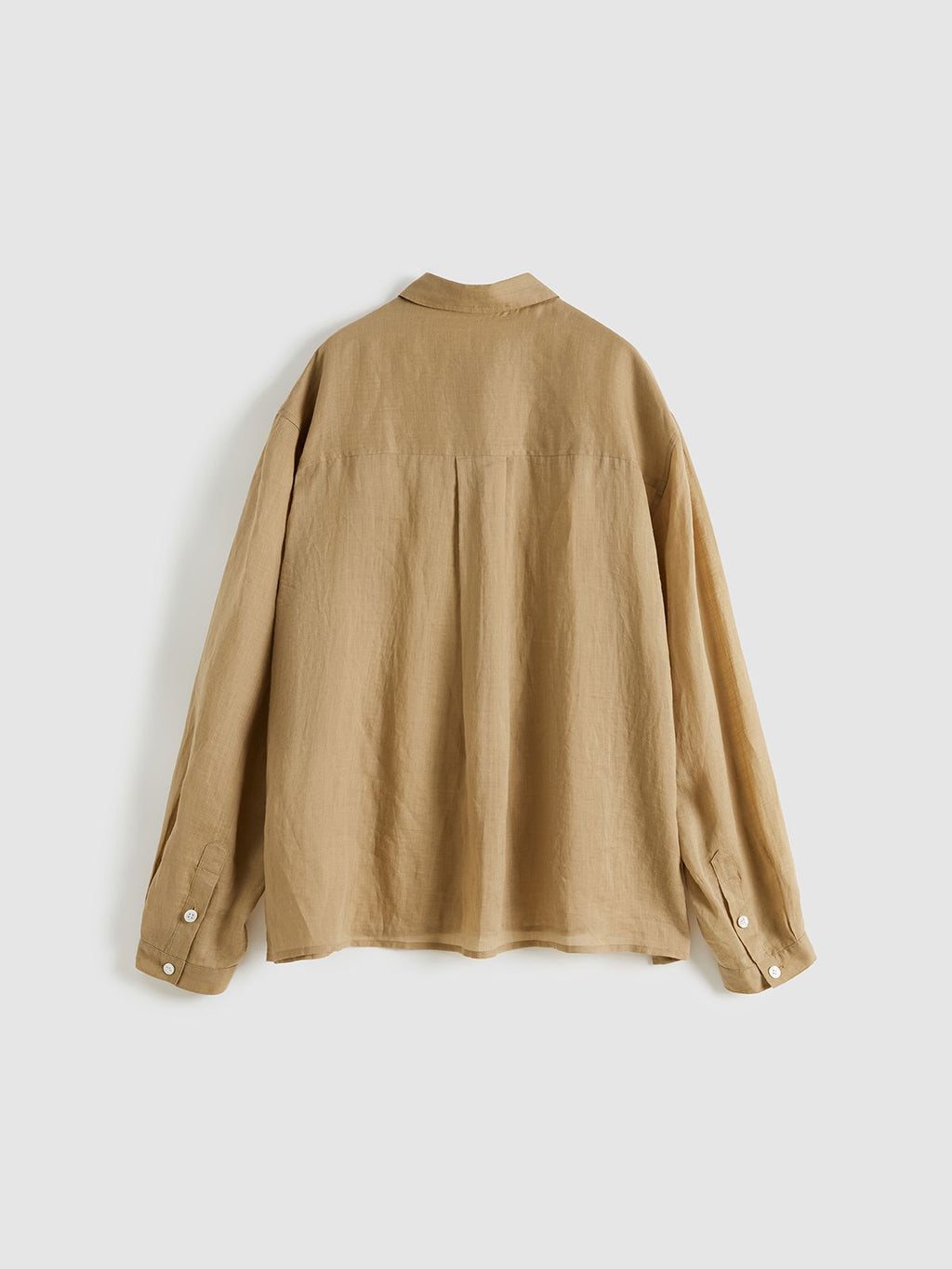 Ramie Logo Embroidered Shirt - 8