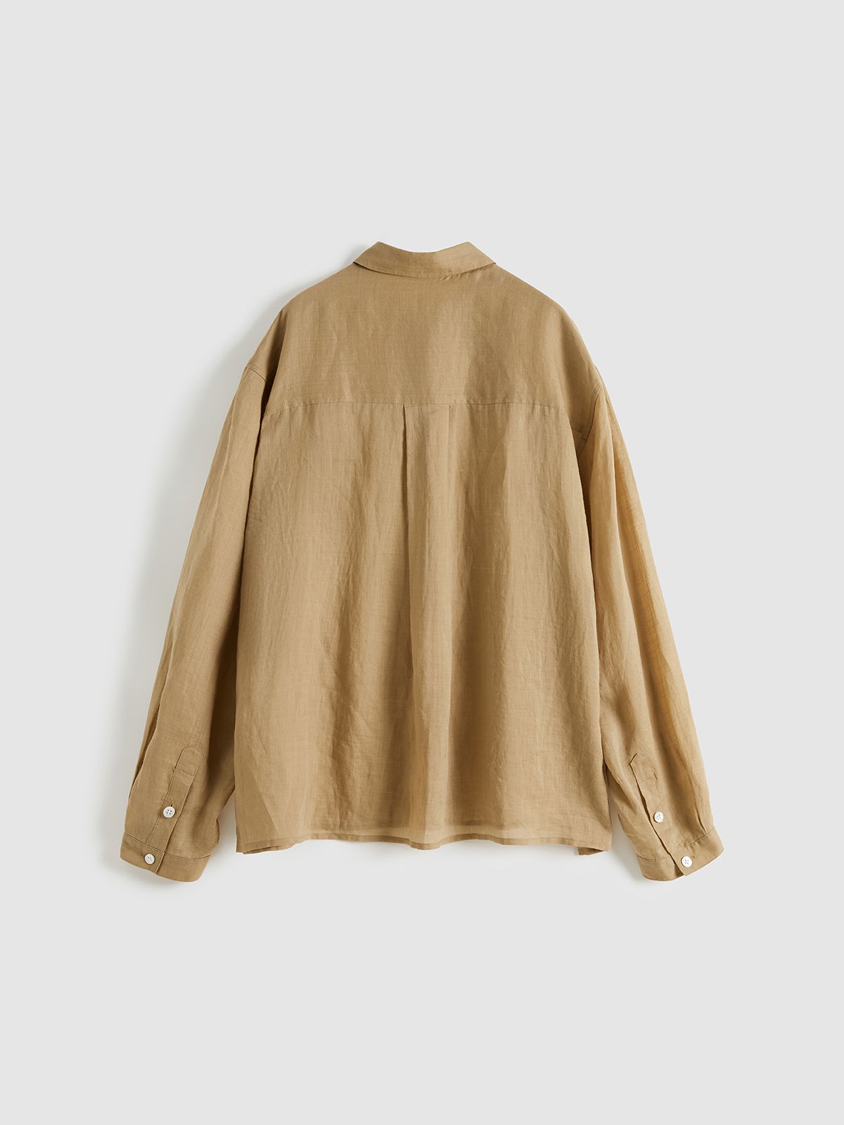 Ramie Logo Embroidered Shirt - 8