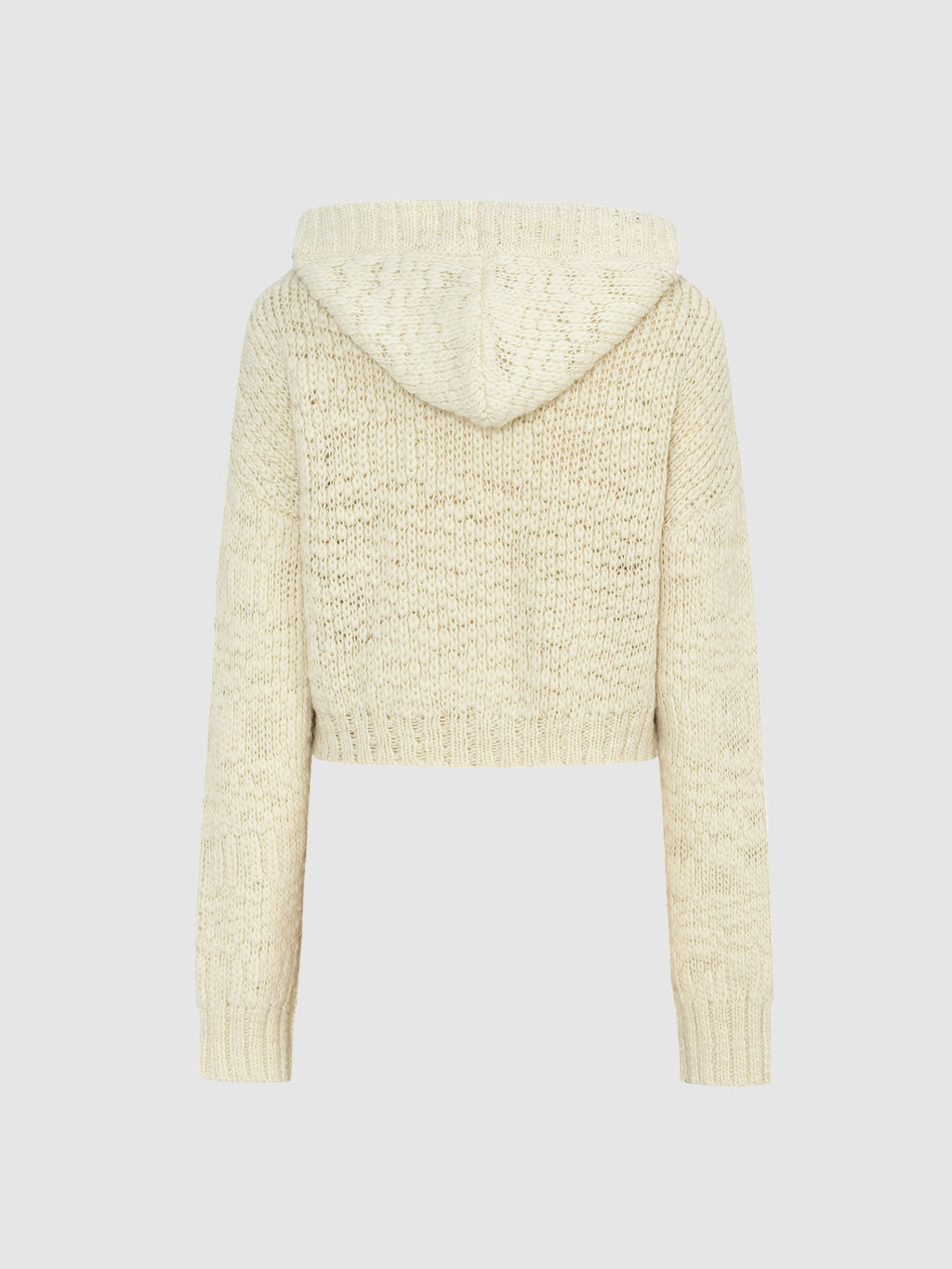 Handwork Wool Cropped Cardigan - 8