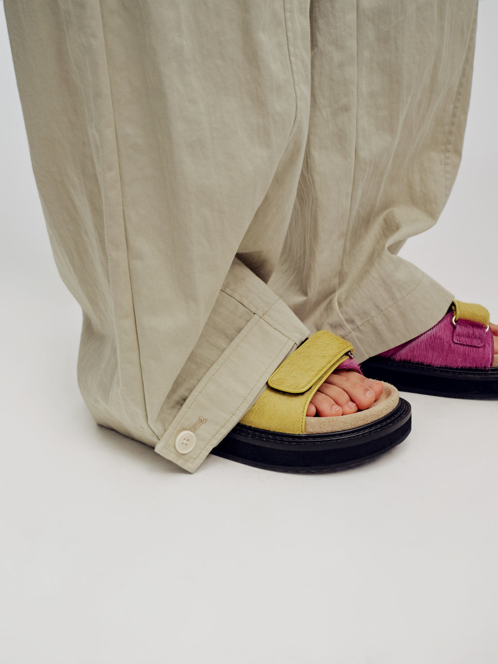 Distressed Washed Cargo Trousers - 4