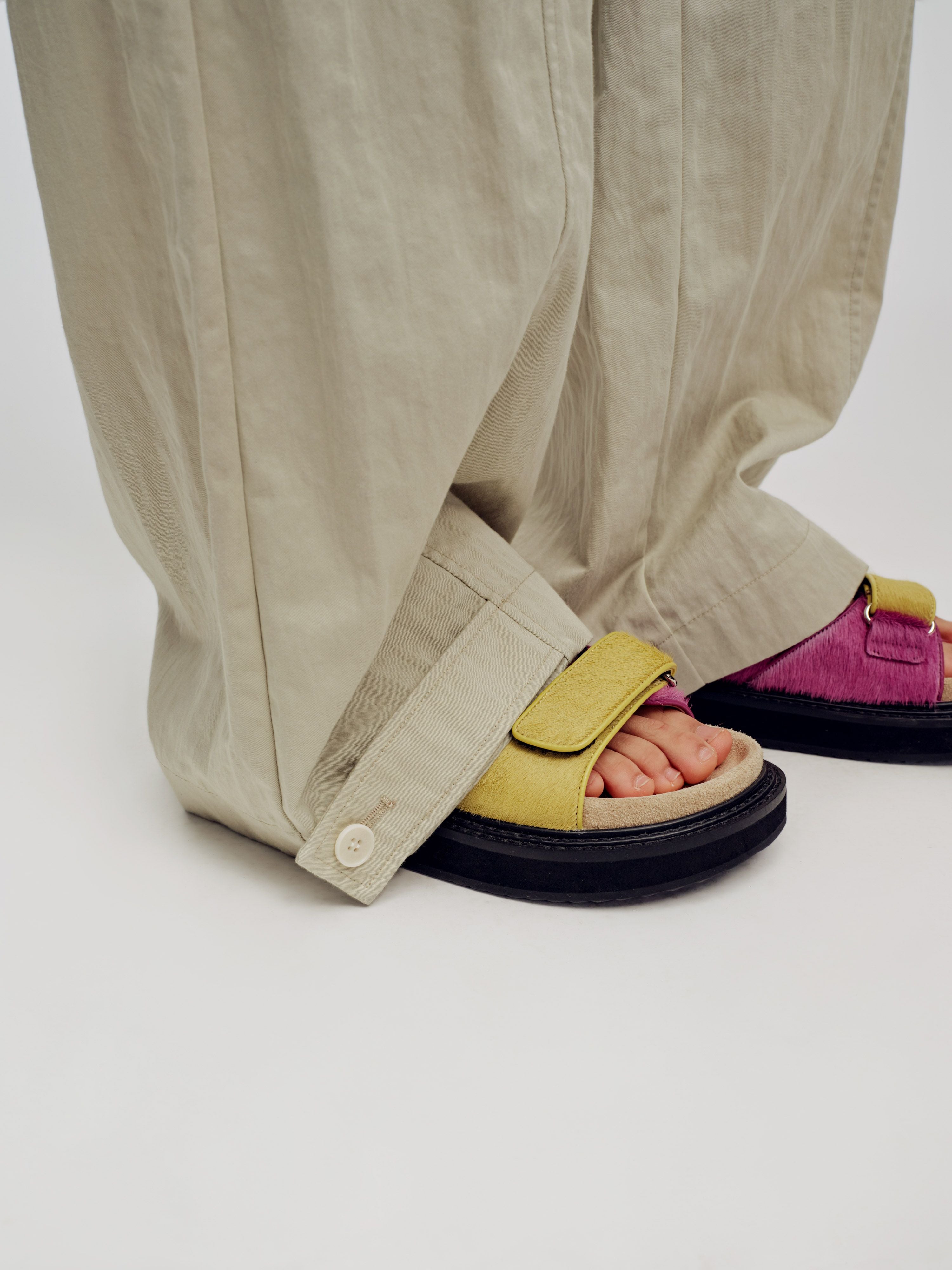 Distressed Washed Cargo Trousers - 4
