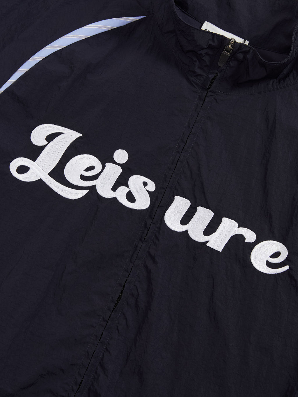 Lettering Embroidered Nylon Jacket - 6