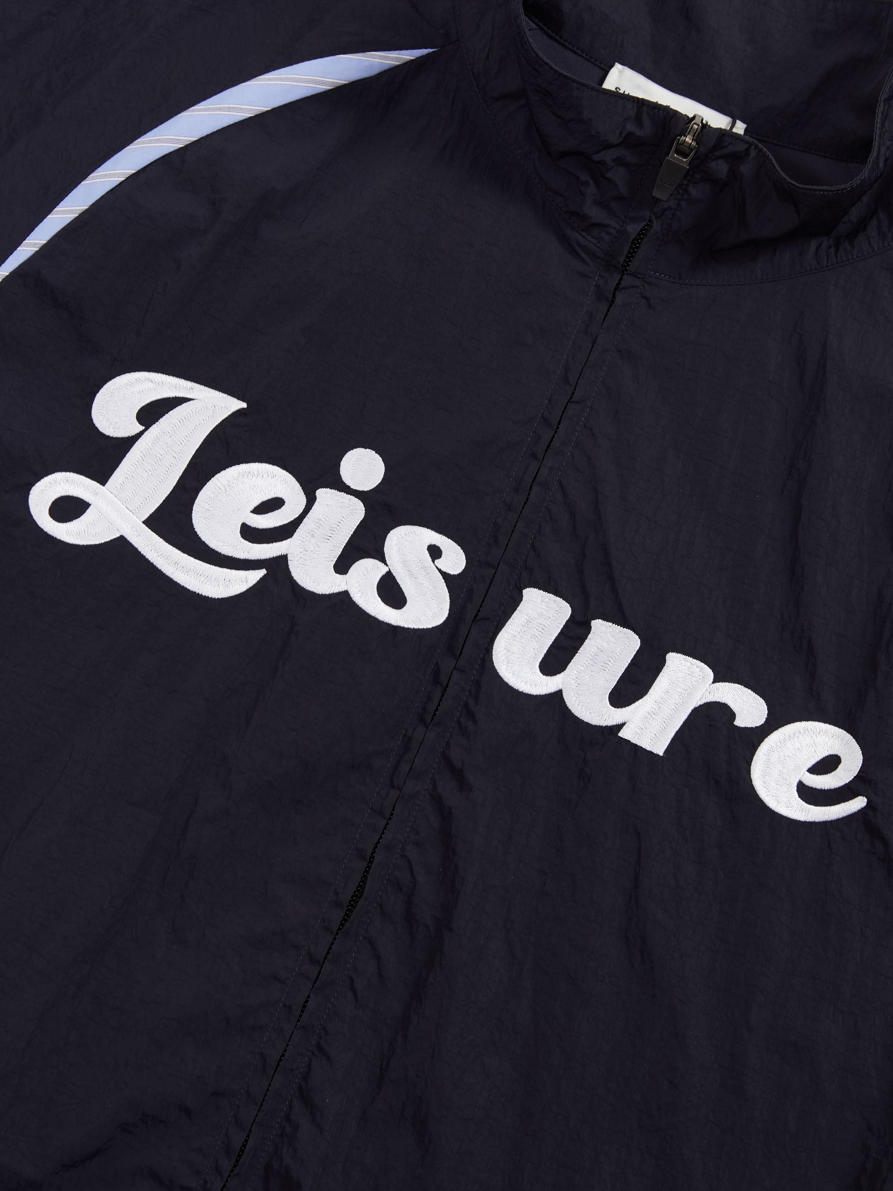 Lettering Embroidered Nylon Jacket - 6