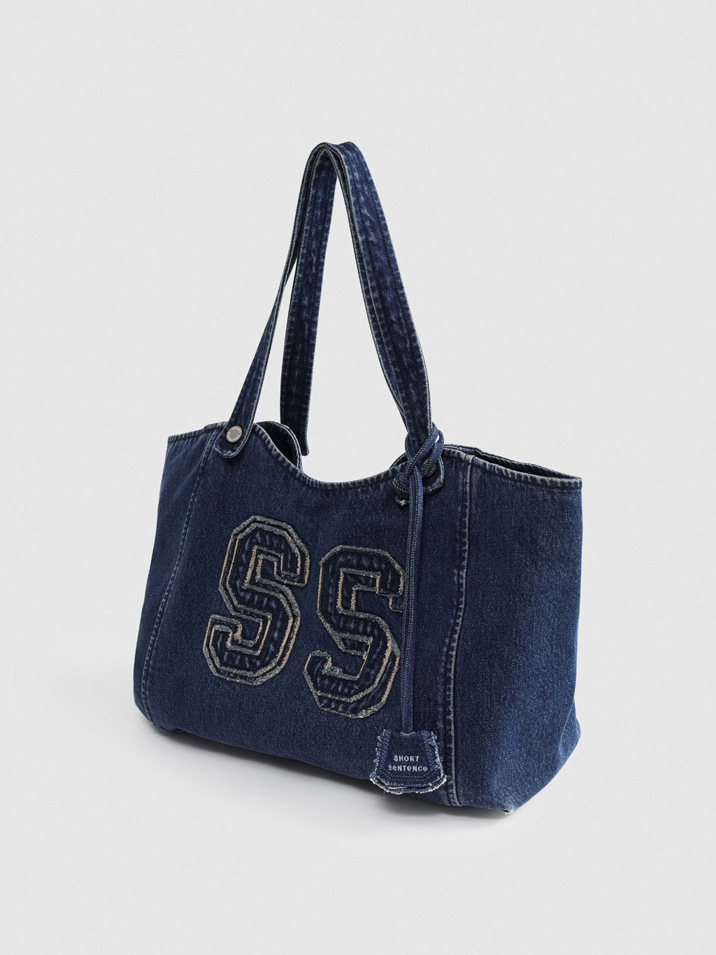 SS‑Logo Denim Bag - 9