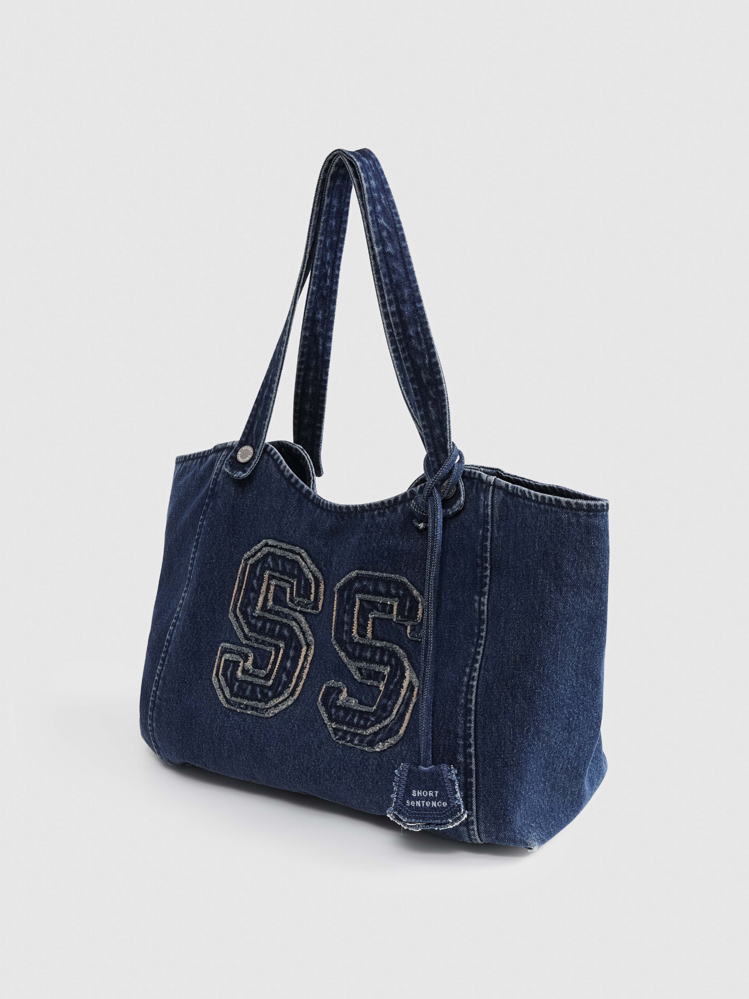 SS‑Logo Denim Bag - 9