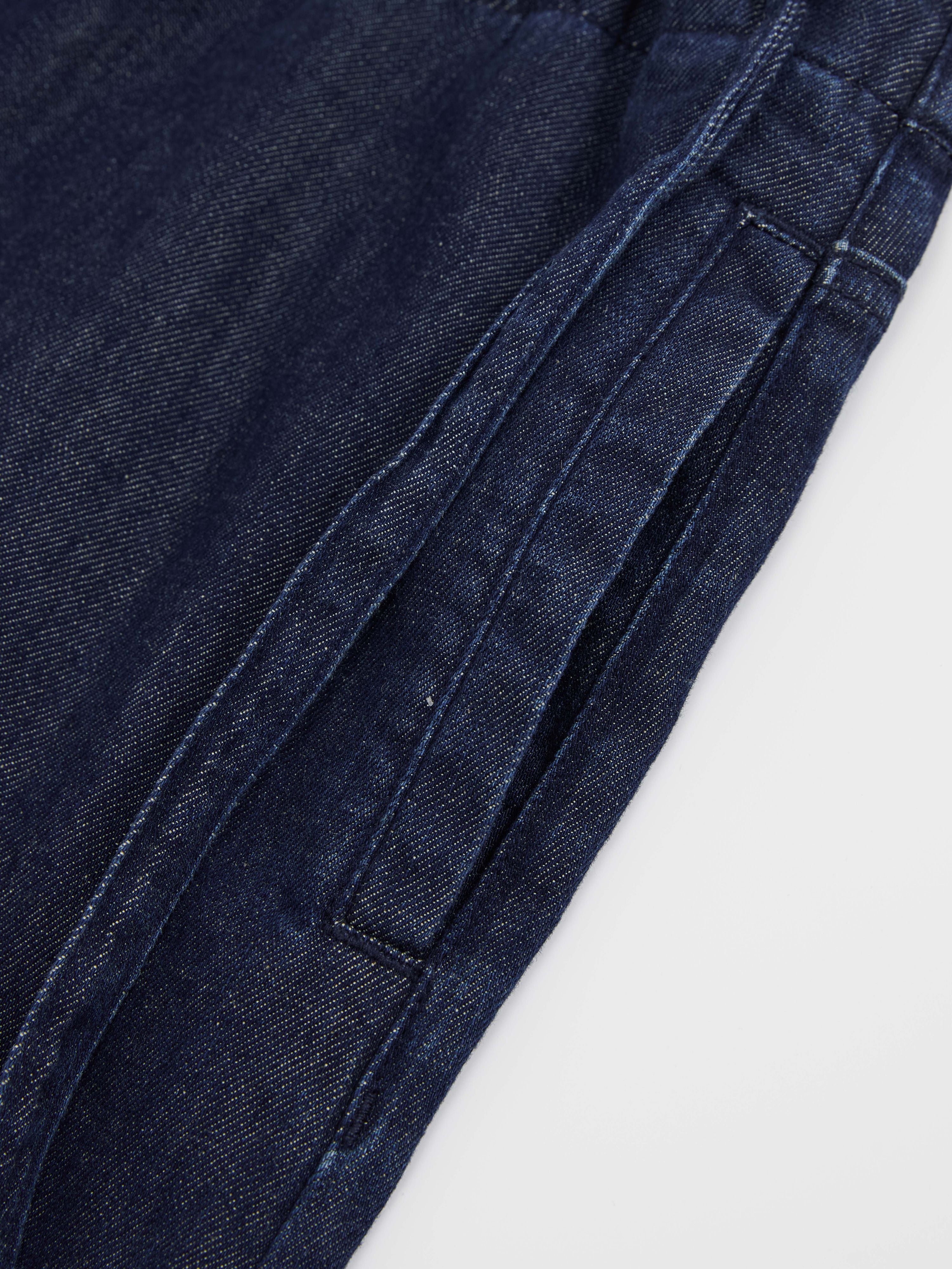 Cotton Linen Denim Pants - 6