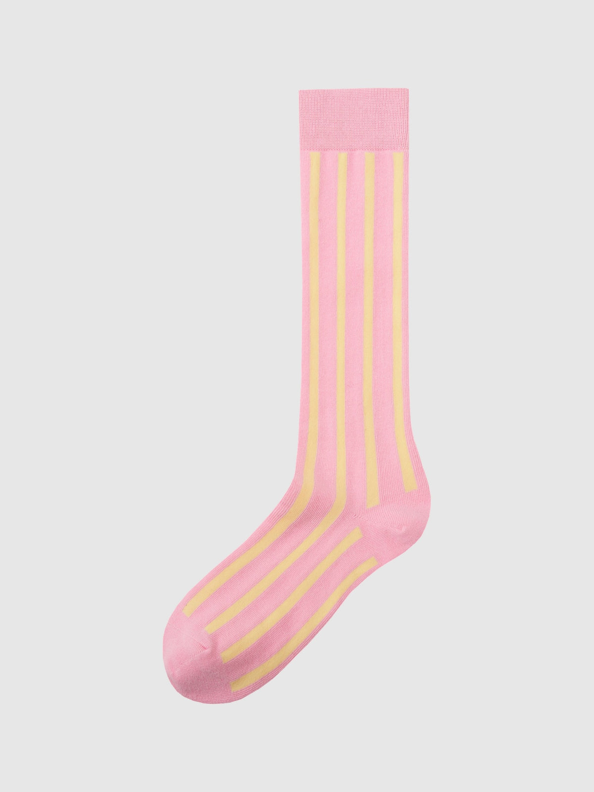 striped mid-calf socks