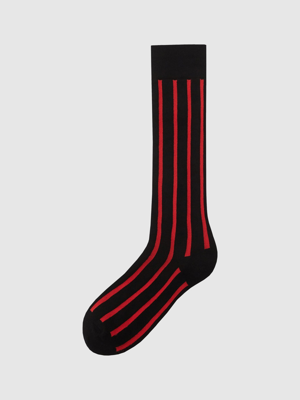 striped mid-calf socks
