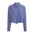 Camicia a righe oblique