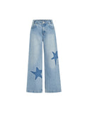 Star Crystal Flared Jeans
