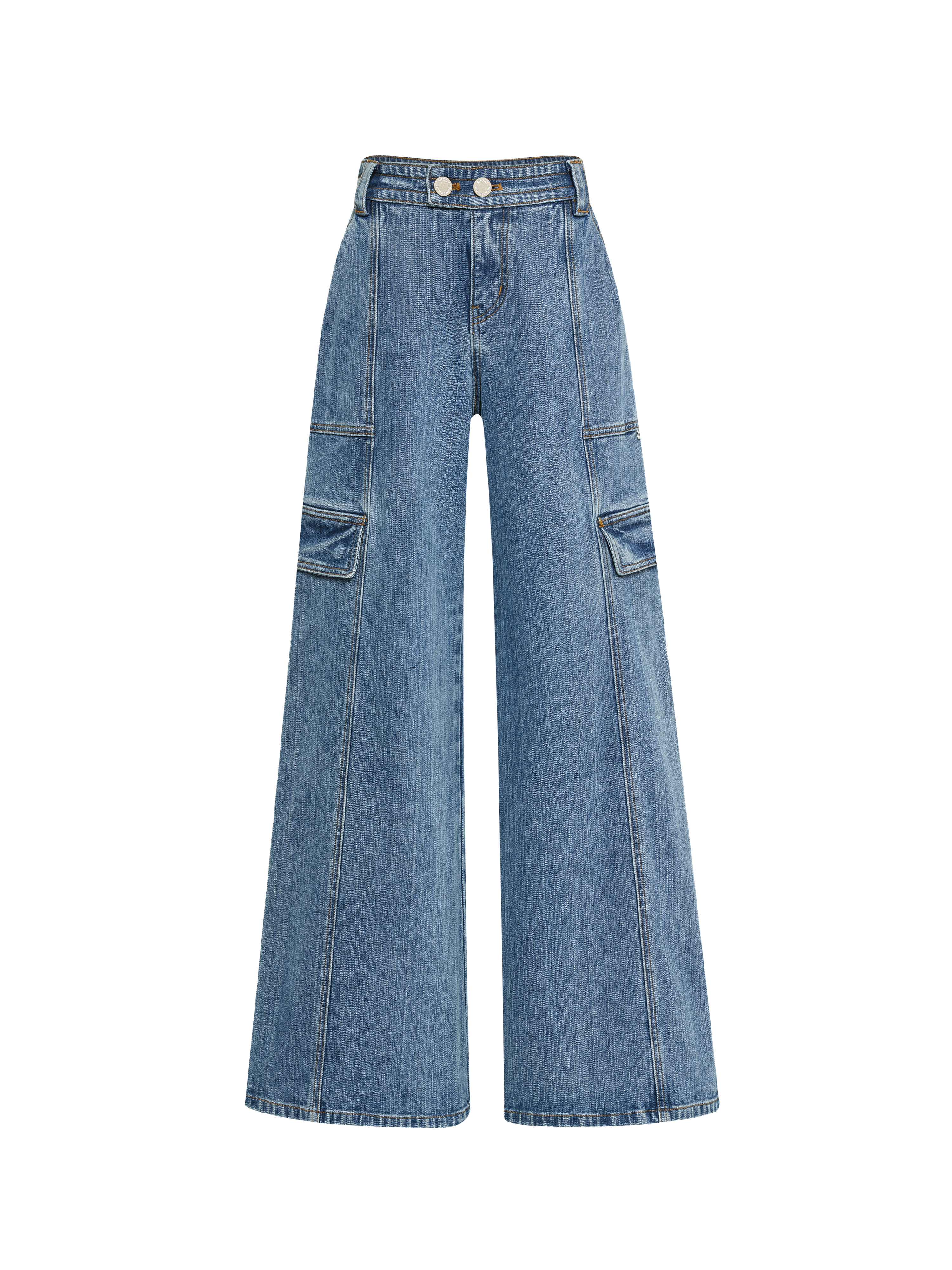 Wide-Leg Workwear Jeans