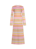 Colorful Striped Knit Dress