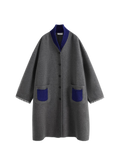 Knitted Lapel Double-Face Coat