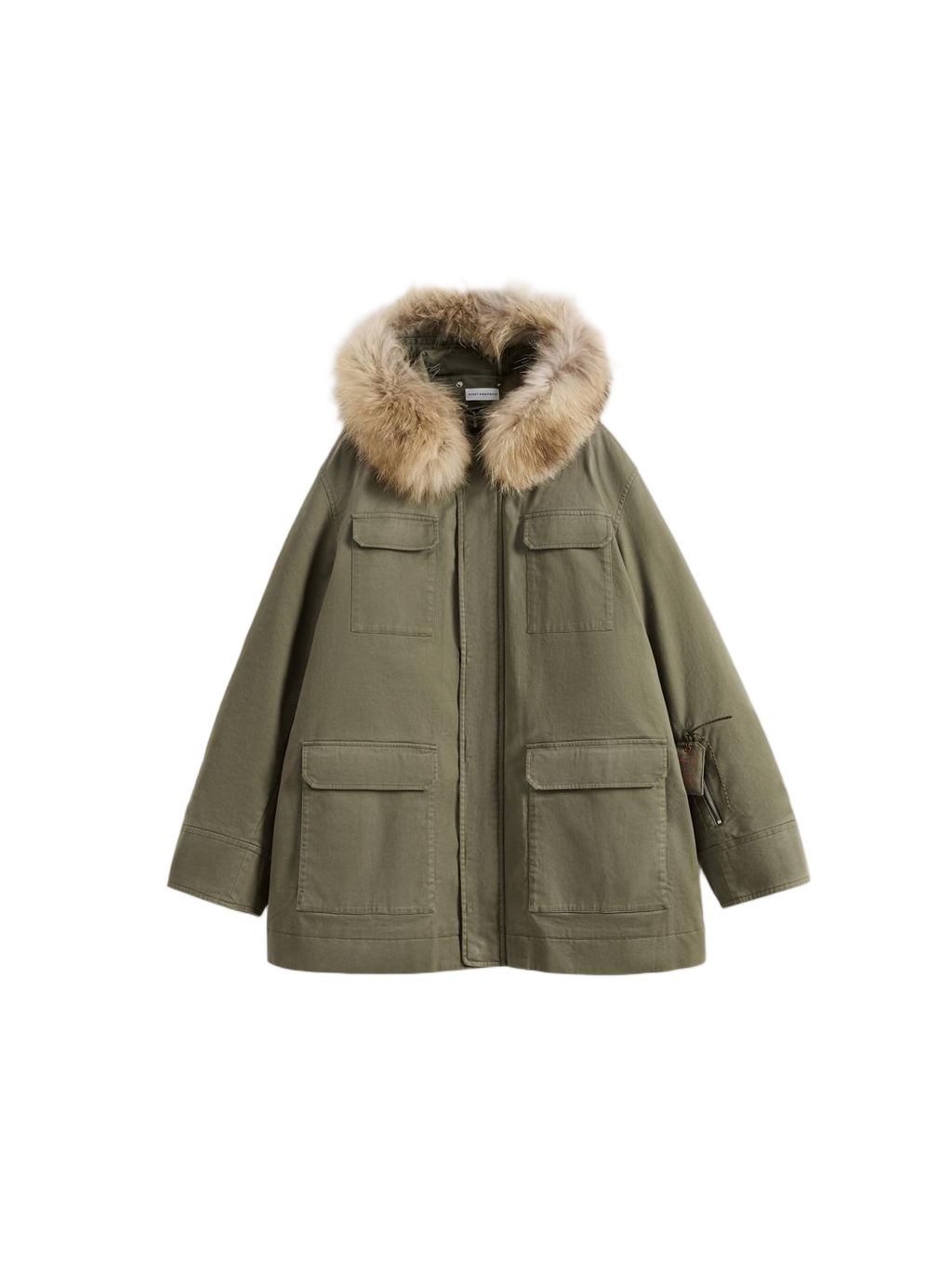 Parka en duvet amovible