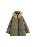 Parka en duvet amovible