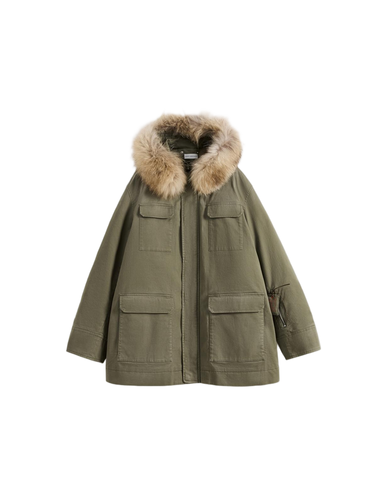 Parka en duvet amovible