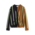 Colorblock Stripe Cardigan