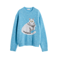 Cat Jacquard Knit