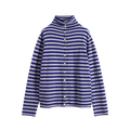 Striped Multi-Button Cardigan