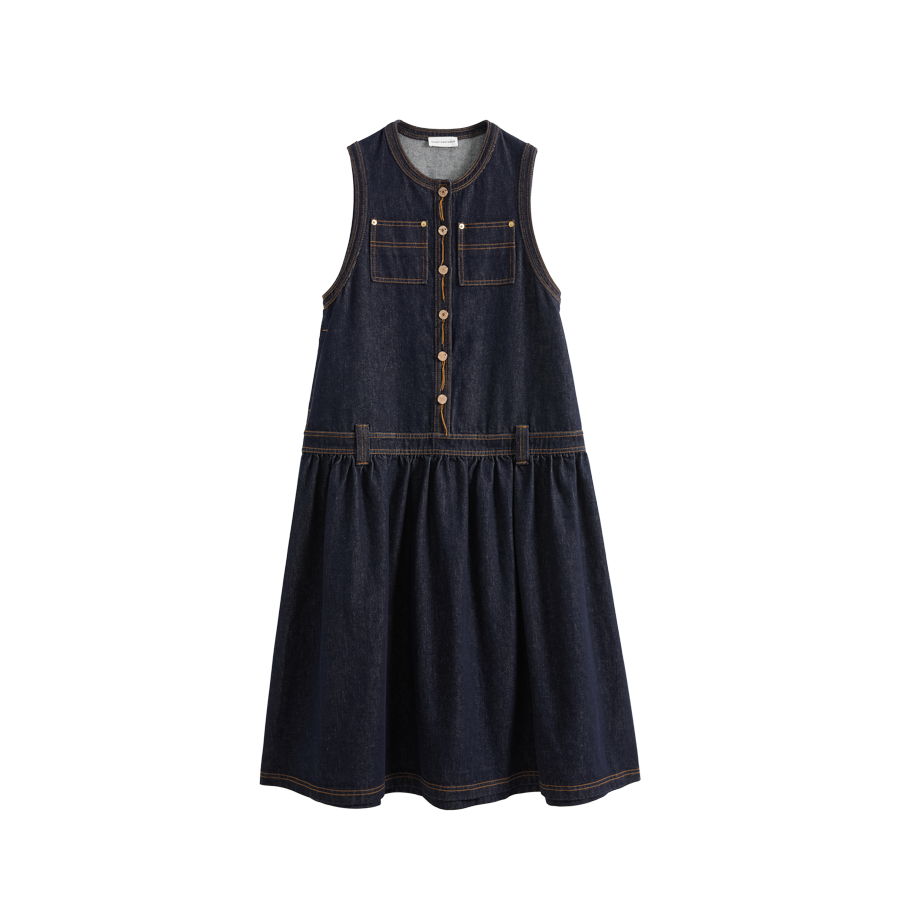 Denim Sleeveless Dress